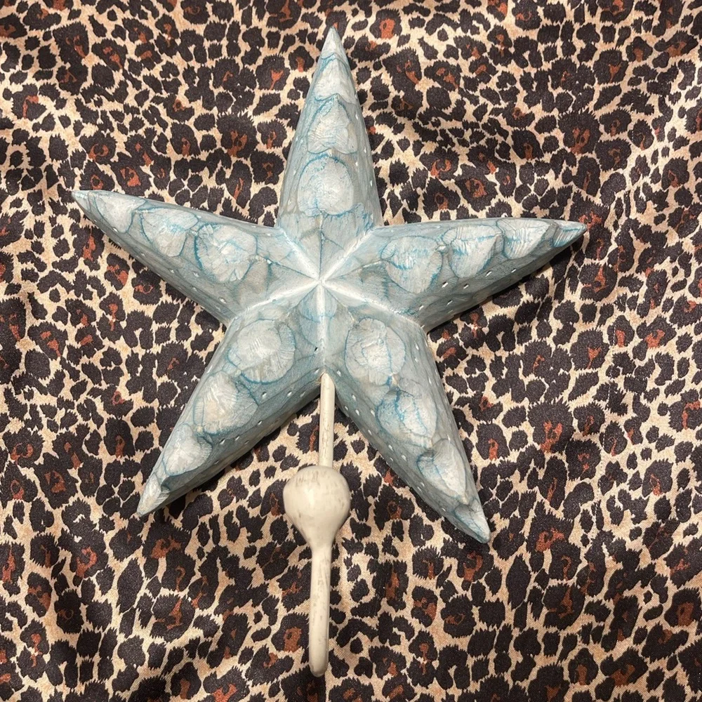 Blue Starfish Wall Hook
